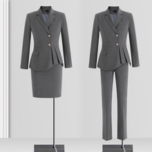 职业西装套装女春秋新款美容院珠宝店酒店前台接待大堂经理工作服