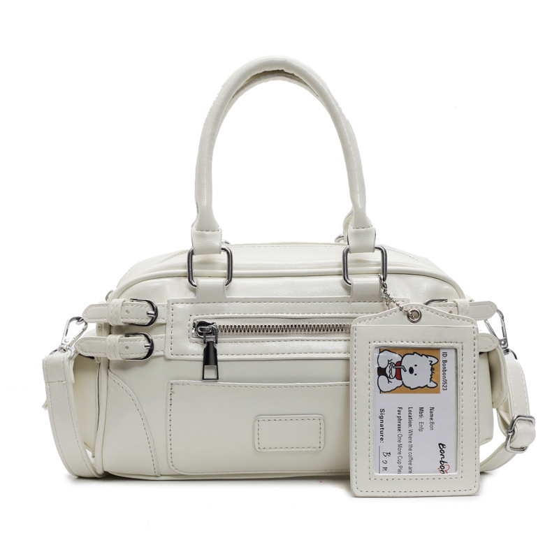 Fashion Commuter Boston Handbag For Women 2026 New Autumn/Winter Trendy Versatile Crossbody Small Tote Bag - Thumbnail 8