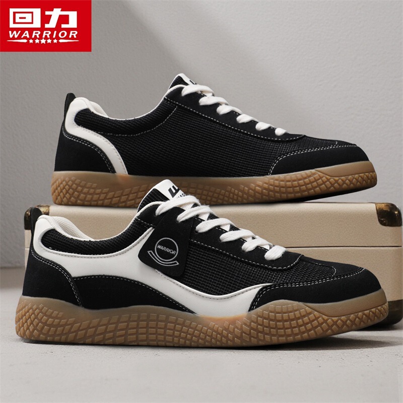 Warrior Official Genuine Men's Shoes 2026 Spring New Casual Shoes for Boys, Popular Flat Sneakers for Teenagers Warrior Official Genuine Men's Shoes 2026 Spring New Casual Shoes for Boys, Popular Flat Sneakers for Teenagers