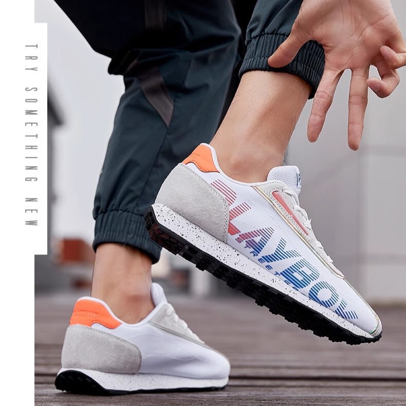 Playboy Men's Shoes 2025 New Spring Men's Sneakers Casual Versatile Versatile Shoes Comfortable Thick Sole