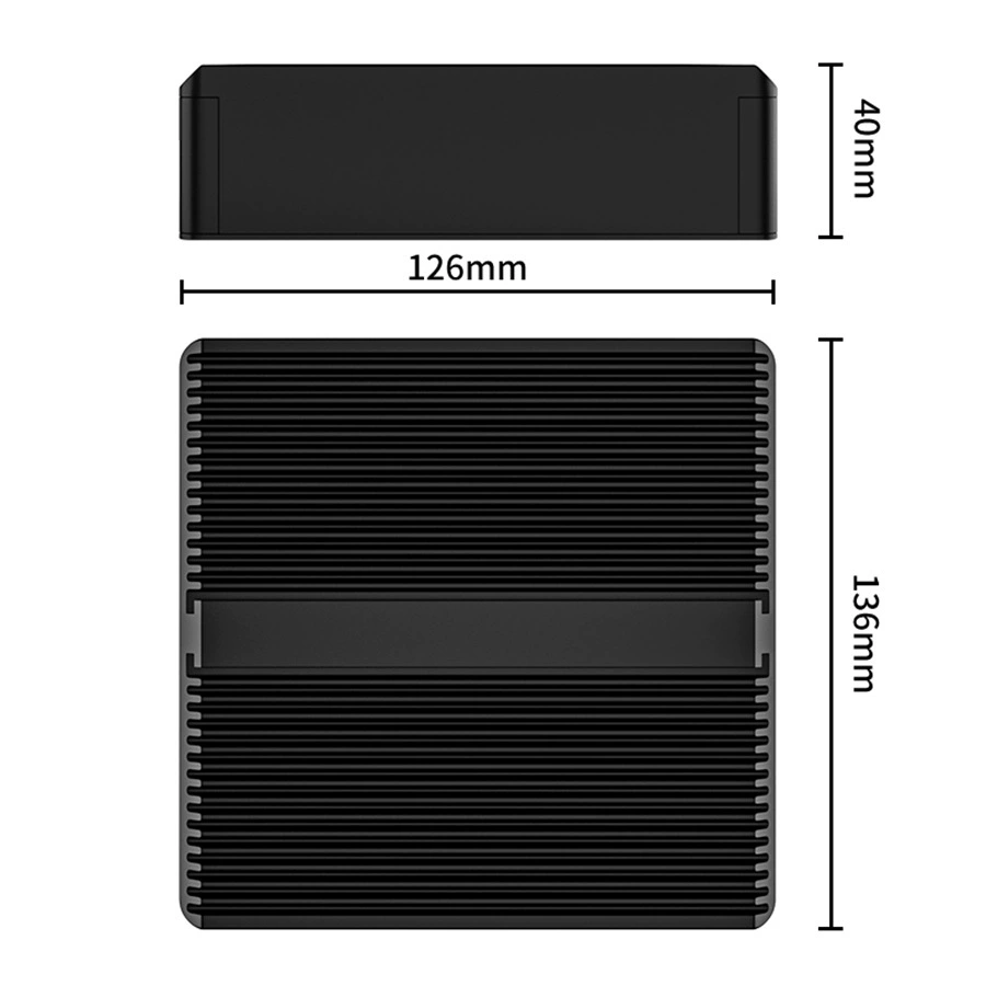 4 сетевой порт 4G 5G мягкий маршрутизатор N150 DDR5 с двумя дисплеями и последовательным портом J6412 Celeron NASOPS мини-хост