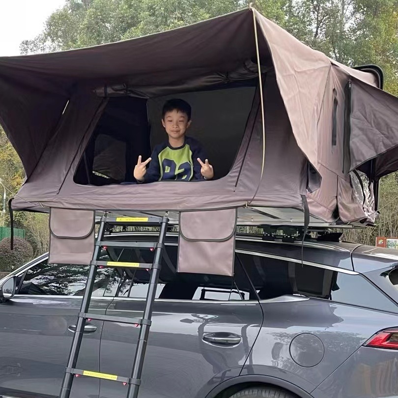 Outdoor Portable Folding Car Tent Camping Car Travel Top-up Speed Tent RV Double Car Tent