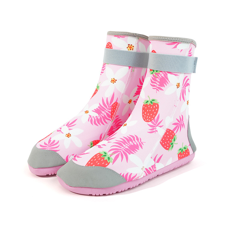 興拓ハイカット親子子供用男女兼用ウォーターシューズ、シュノーケリングビーチシューズソックス、ホームフロアシューズ、スイミングシューズ