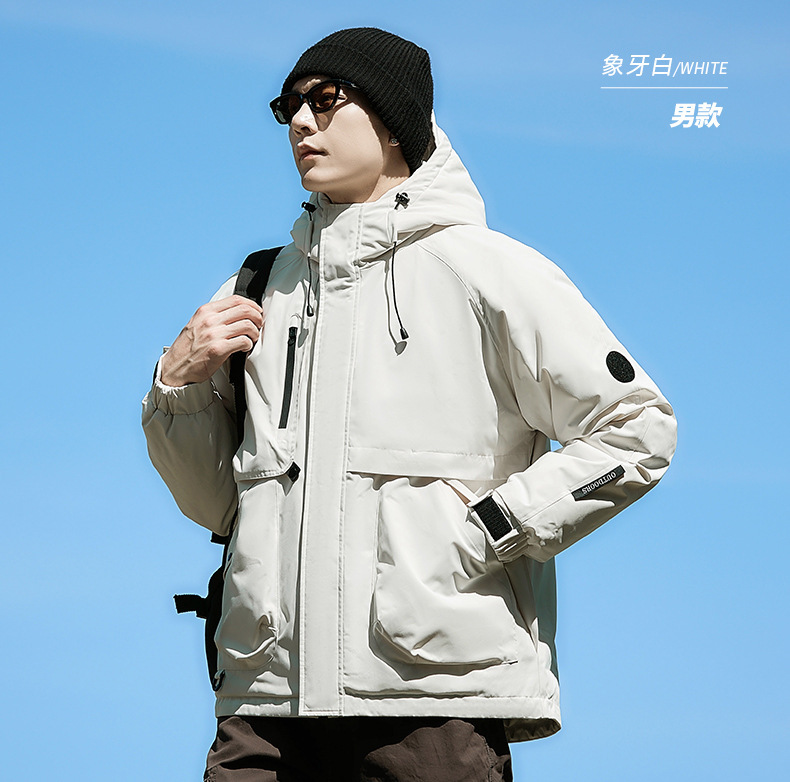 冬季情侣新款男女棉衣服石墨烯保暖夹克耐磨连帽外套时尚潮流休闲|undefined