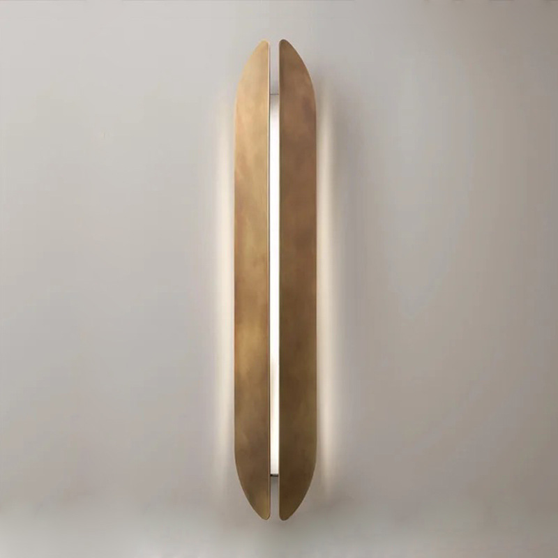 Light Luxury Bedside Wall Lamp Nordic Living Room Lamp Modern Bedroom Away Decorative Lamp Simple Engineering Stainless Steel Lamps