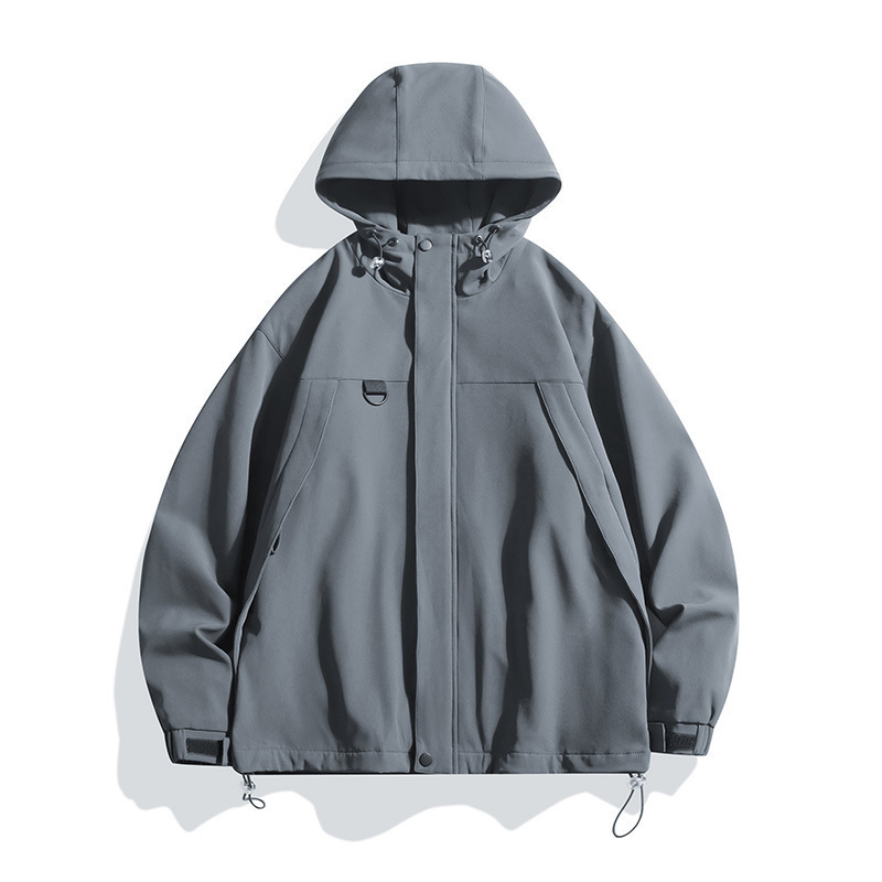 2023 nuevo traje de asalto hombre marca de moda de otoño chaqueta con capuz pareja 23128 image 9