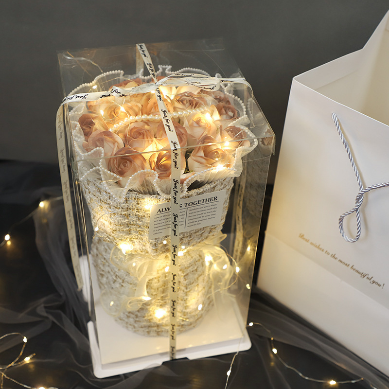 [19* cappuccino] gift box + lamp + greeting card