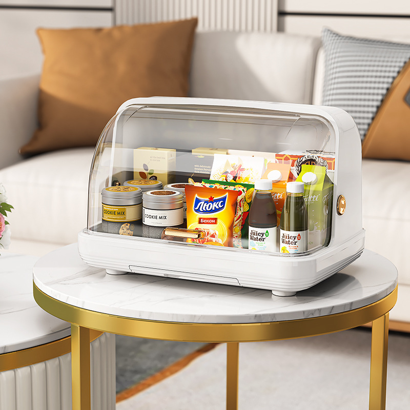 Caja de almacenamiento para biberones de bebé, caja de almacenamiento a prueba de polvo con cubierta, estante de secado para platos de bebé, taza de agua, estante de drenaje