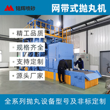 广东抛丸机厂家网带通过式小型铝件汽车零部件环保除尘