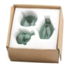 Green white set, pack pearl, 3 piece set
