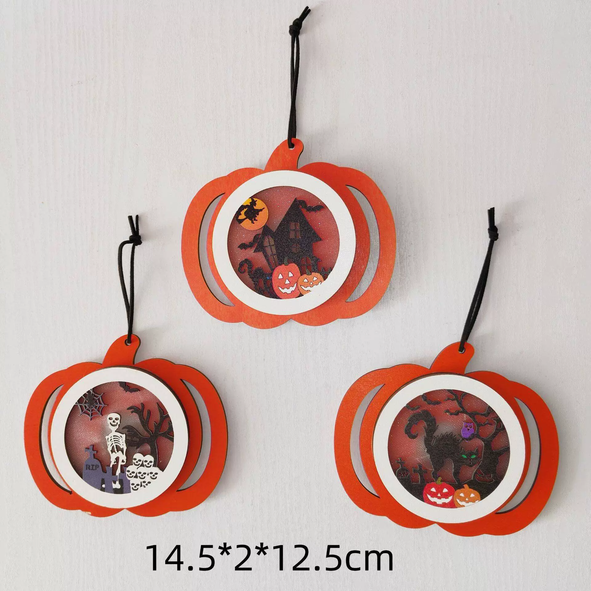 Трансграничный Хэллоуин декоративный подвесной реквизит тыквенный фонарь светящийся кулон креативный новый подарок на фестиваль призраков