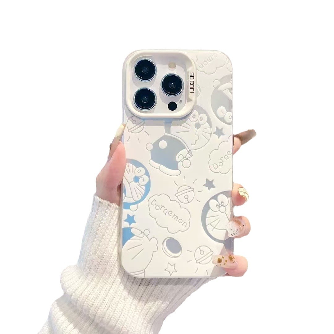 Nuevo Doraemon para iPhone 16 funda para teléfono móvil Apple 15promax/14 anti-caída 13pro12 lindo 11