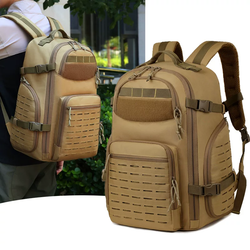 Capacious tactics backpack for traveling, waterproof bag for hiking for camping