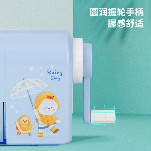 Deli Stationery 0641A automatic pen feeding pencil sharpener hand-cranked pencil sharpener pencil sharpener pencil sharpener wholesale