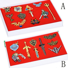 塞尔达项链套装 游戏周边希克之眼吊坠林克 王国之泪 大师剑匙扣