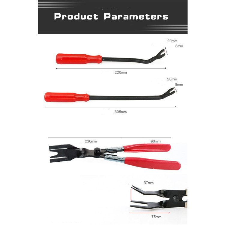 Modificación y desmontaje de faros de automóviles herramienta lámpara de apertura abrazadera lámpara de sellado abrazadera lámpara de cambio de abrazadera descarga remache abrazadera hebilla de goma destornillador