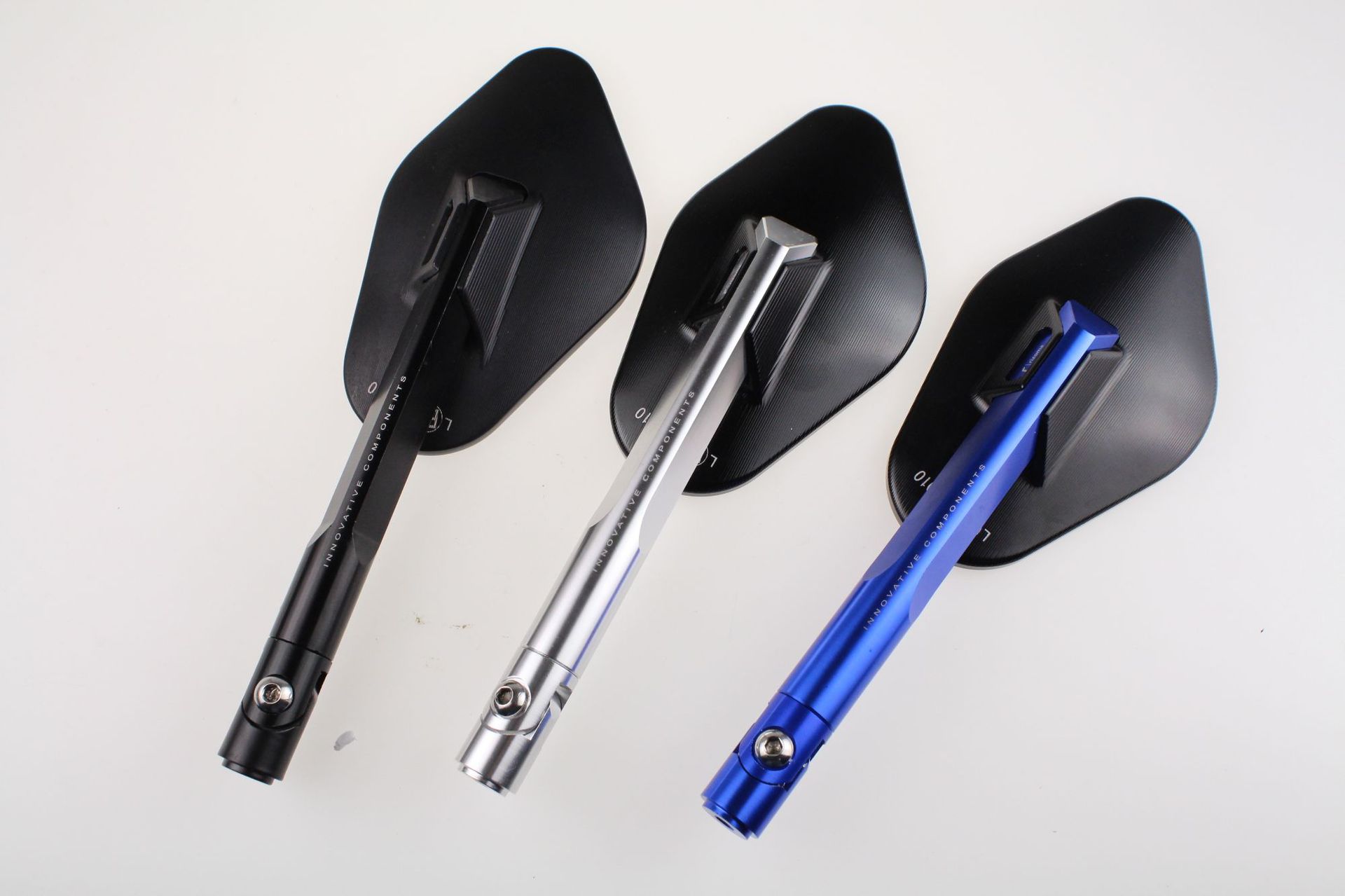 Universal Motorcycle Rearview Mirror Modification, Large-Angle Foldable Personalized Mirror, Side View Mirror, Reversing Assist