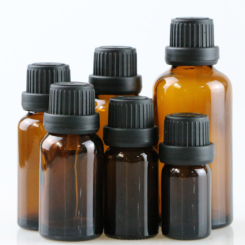 批发10ml茶色精油瓶滴管瓶化妆品分装小样瓶高档玻璃瓶茶色精油瓶