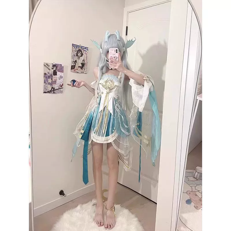 Косплей-костюм «Честь королей» Xishi Хэллоуин косплей Qingying полный комплект косплей-костюм для женщин с подарком Dragon Ball.