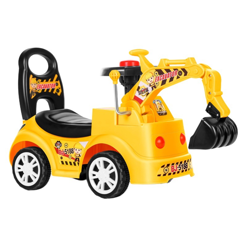 Excavadora de juguete excavadora de juguete para niños excavadora de ingeniería vehículo deslizante niño excavadora de juguete Nuevo