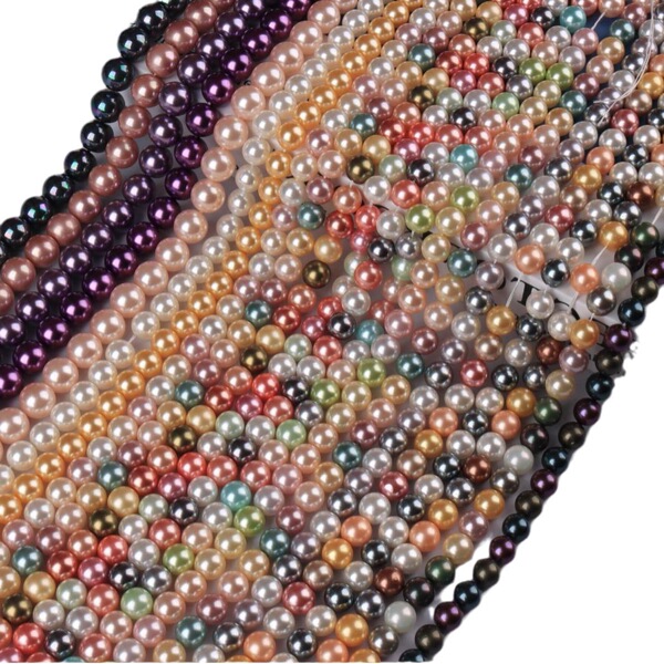 round beads pearl