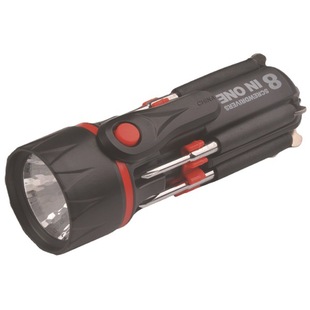 QC-175 multifunctional screwdriver with strong flashlight