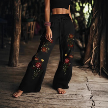 2025夏季欧美跨境亚马逊新款女款休闲长裤裤子女秋冬款裤子秋冬女