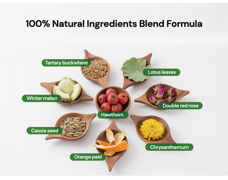 Winter Melon Lemon Lotus Leaf Tea 100g Cold Brew Herbal Blend Sugar Free Sealed Pack quality and texture