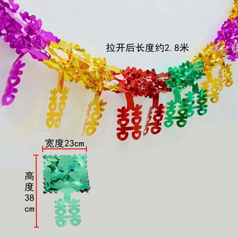 Funeral trefilado adornos de cinta multiplicidad color brillante hoja de arce melocotón corazón moneda de cobre manzana girasol