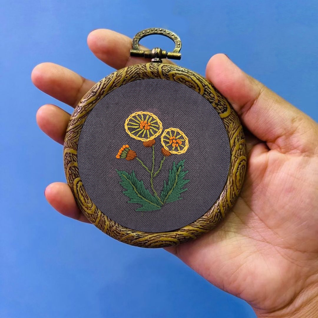 Antiguo nuevo bordado colgando pintura hecha a mano diy paquete de material sala de estar lu bordado costura práctica bolsa transfronteriza inglés colgando pintura