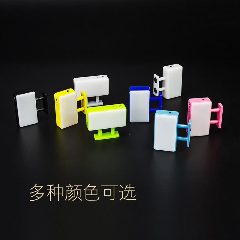 ミニ発光正方形マグネットライトボックス両面発光ラウンドライトサイン印刷可能なパターン LED ライトボックスサイドハンギングディスプレイ|undefined