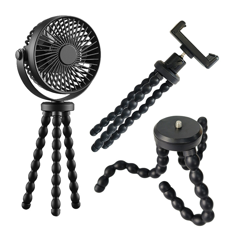 Octopus Fan Holder Silicone Tripod Mobile Phone Holder Manufacturer Wholesale Silicone Hose Soft Octopus Holder