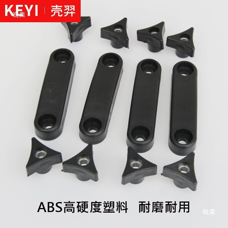 Universal car luggage rack buckle fastener, crossbar type locking accessory for vehicle