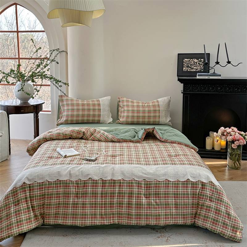 따뜻한 녹색 그리드