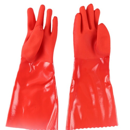 Waterproof rubber PVC rubber winter cold-proof anti-slip tape glue wear-resistant labor protection housework clothes dishwashing gloves plus velvet