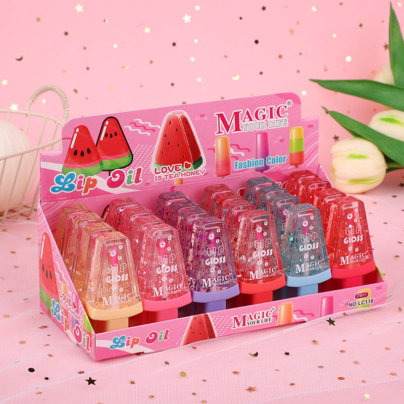 700g Weight Ice Cream Lipstick Solid Color Plastic Lip Glaze