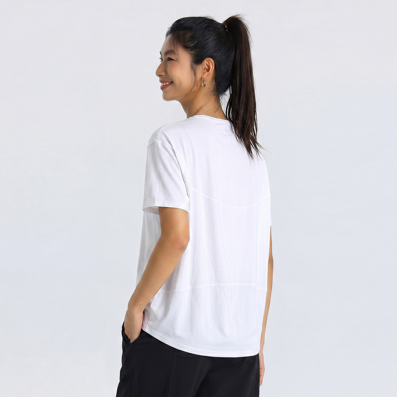 Cooling Sun-Protective Turtle-Back T-Shirt, Fitness Short-Sleeve Cover-Up, Hip-Covering Quick-Dry Breathable Sports Yoga Top Cooling Sun-Protective Turtle-Back T-Shirt, Fitness Short-Sleeve Cover-Up, Hip-Covering Quick-Dry Breathable Sports Yoga Top