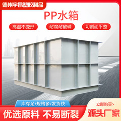 pp水箱工业耐酸碱塑料水箱焊接水产养殖白色聚丙烯水箱电镀酸洗槽