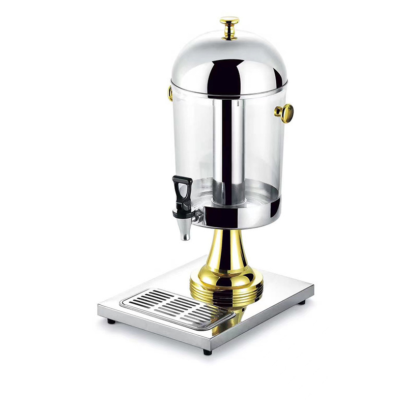 商用ステンレスジュース鼎ビール機バイキング冷温機飲料ミルクティージュース缶分配器8l|undefined