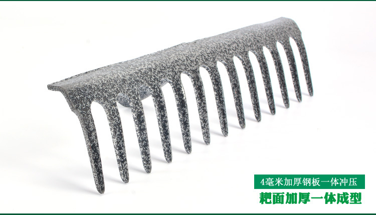 農用工具農具耙子 釘耙鐵耙子鐵抓子 園藝扒草摟草鐵耙爬子草耙子