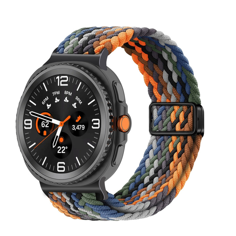 适用三星Galaxy watch8手表磁吸金属扣编织表带Watch8 Classi腕带|undefined