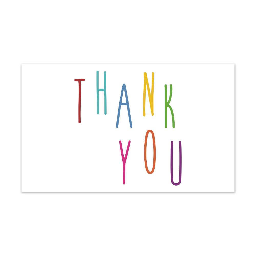 Venta al por mayor Rosa gracias tarjeta etiqueta gracias tarjeta de regalo embalaje de regalo decoración Insertar tarjeta en inglés