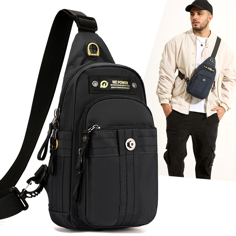 WEPOWER nueva bolsa de pecho de viaje al aire libre, mochila multifuncional de viaje casual, mochila portátil de hombro para hombres