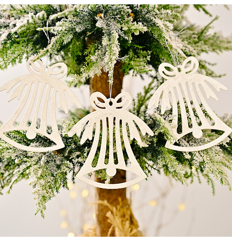 45g Weight Christmas Festival Wholesale Snowflakes Candy Cane Bell Christmas Tree Pendant Nihaojewelry 8