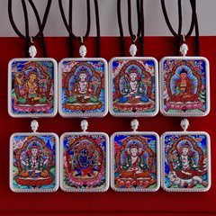 Zakiram Tangka ペンダント半手描き青海熱功タンカジュエリー文具ライブブロードキャスト供給