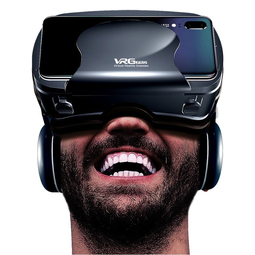 Selección transfronteriza VRGPro VR gafas luz azul protección ocular nuevo auricular grande teléfono móvil casco de realidad virtual 3D VR