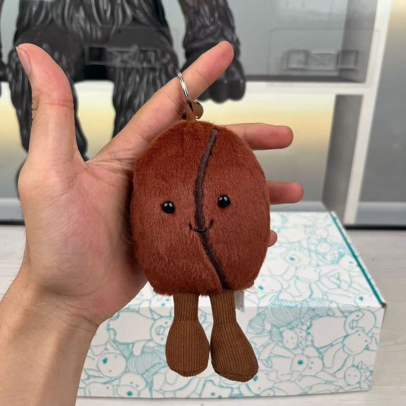 趣味jelly平替款挂件牛角包球类钥匙扣包包装饰毛绒玩具礼物批发|undefined