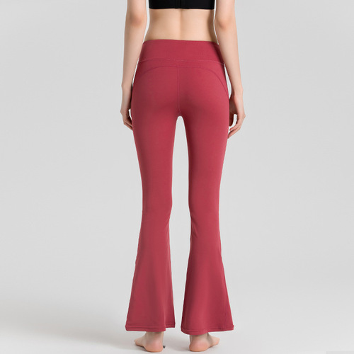 Yuejia High Waist Lulu Yoga Wear Autumn and Winter Loose Yoga Pants Hip-Lifting Quick-drying Fitness Pants for Women Original Same Style