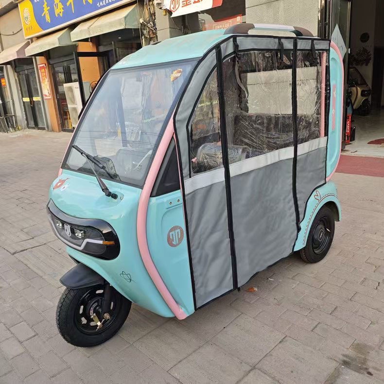 Cortina de lluvia transparente para cubierta de lluvia a prueba de viento para triciclo de tolda de lluvia adecuada para caravana de cuchillo de nuevo día y otros vehículos