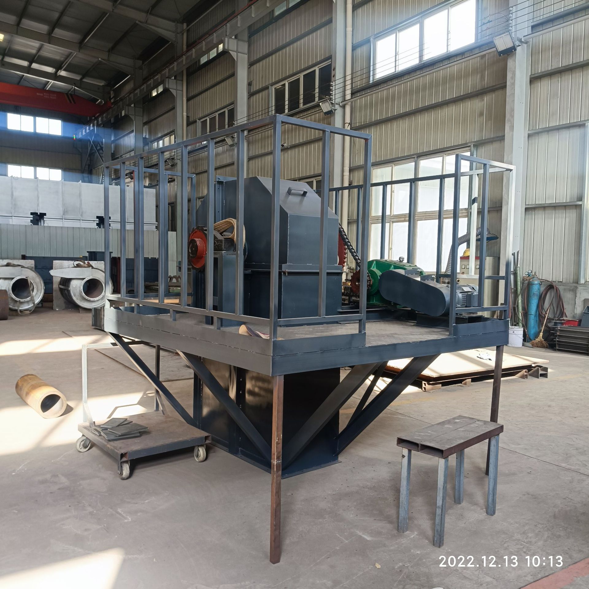 晟图工业大型斗提机 尿素输送设备 检修平台安全可靠